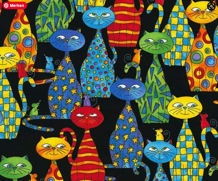 Packed Cats - black